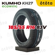 Lốp ô tô Kumho 185/55 R16 83V Ecowing KH27 – Chính Hãng BH 5 năm (185/55R16 185 55 R16)