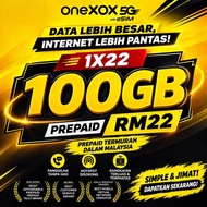 ONEXOX Prepaid 100GB 1X22 Unlimited Call Highspeed Data Fully Hotspot