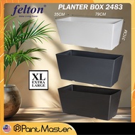 EXTRA LARGE LENGTH 79CM FELTON PLANTER BOX 2483 MODERN PASU BESAR