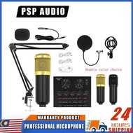 BM 800 Mic with Microphone Condenser V8 Sound Card Recording For Radio Braodcasting Singing Recordin