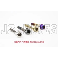 [HSL Xinsheng Wheel Vehicle Industry] JZBIKES Geneneng Firm White Iron Inner Outer Hexagon Screw M5X