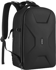 MOSISO Camera Backpack, DSLR/SLR/Mirrorless Photography Camera Bag Waterproof Hardshell Protective Case with Tripod Holder&amp;Laptop Compartment Compatible with Canon/Nikon/Sony/DJI Mavic Drone, Black