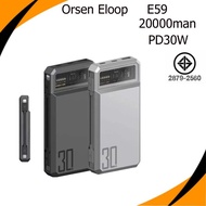 Orsen by Eloop E59L E59C แบตสำรอง 20000mAh รุ่นใหม่ QC 3.0 PD 30W Max PowerBank Type C Output พาวเวอร์แบงค์ เพาเวอร์