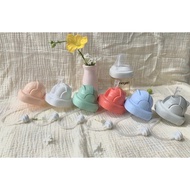 Hegen bottle replacement straw lid, drinking straw with anti-choking strap