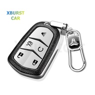 5 Buttons TPU Leather Car Remote Control Key Case Cover For Cadillac ATS-L XTS XT4 XT5 XT6 CTS CT6 A