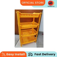 P2U 3V  Rak Plastik Petak 4 tingkat  / Rak 4 Tingkat / Rak Plastik Serbaguna / Rak Serbaguna / Rak P