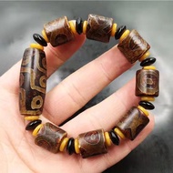 Tibetan Tianzhu agate tube bead bracelet bracelet nine eye agate bracelet old Agate Bracelet