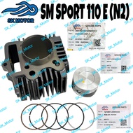 Benelli SM SPORT 110 E N2 Original Cylinder Block Full Set Piston Ring 110E