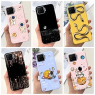 Oppo F17 Case Shockproof Fashion Cute Butterfly Flowers Astronaut Painted Soft Bumper F17 Oppo CPH20