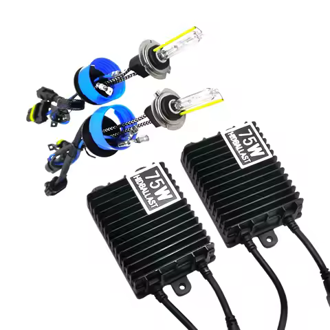 Premium 75W Kits H1 H7 H8 H9 H11 D2H 9012 HIR2 hb3 hb4 Xenon Reactors Bulbs 50%UP Brightness Globes 