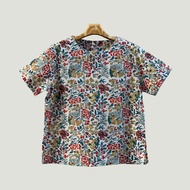 ️Indian Cotton Clothing Hand-Block Round Neck Short Sleeves Back Buttons Beautiful Shape Comfortable