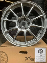 ล้อแม็กใหม่ TC105 งาน YUSTA  ขอบ 18 x 8.5  5รู114.3 - สี ไฮเปอร์แบ็ค -  ส่งฟรี Flash Express - รบกวน