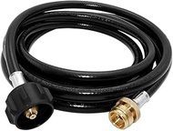 Uenede 5 Feet Propane Tank Grill Adapter Hose, 1lb to 20lb Converter Replacement, QCC1/Type1 Tank Co
