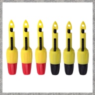 (E M K O) 6PCS Car Repair Puncture Test Hook Clips with 2mm Socket Detecting Circuit Voltage Test To