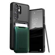 VRS DESIGN Orb Fit Case for Galaxy S25 Ultra (2025) Slim Card Wallet Case [3 Cards] Minimalist and S