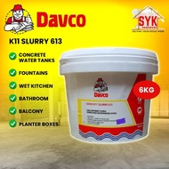 SYK Davco K11 Slurry 613 Two Component Flexible Cementitious Waterproofing System Roof Tile Repair Gam Waterproof