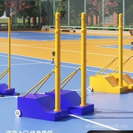 Rangka Jaring Badminton Boleh Alih Tiang Jaring Tenis Stand Standard Luaran Pertandingan Profesional