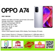 【 READY STOCK 】OPPO A74 5G Smartphone | 6GB RAM + 128GB ROM