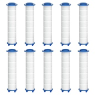 Shower Head PP-Cotton Filter Cartridge Set of 10 Replacement Filter Cartridge for Detachable Propeller Hydro Shower Jet Sets