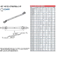 Key Ring 7x8mm KTC M5-0708 Long Offset Wrench 7 x 8mm