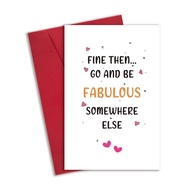 [Coisíní] Funny Leaving Card for Coworker Colleague, Cute Farewell Card for Bestie Work, Humor Retir