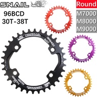 Snail Bike Chain Ring 96 BCD Asymmetrical Round for Shimano M7000 M8000 M9000 30T/32T/34T/36T/38 96 