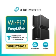 TP-Link Archer BE550 WiFi 7 BE9300 Tri-Band 5x 2.5G Ports Router with Multi-Link Operation (MLO) Eas