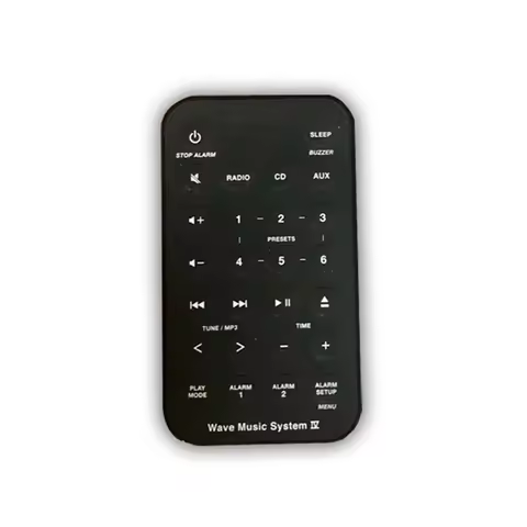 Original Bose Wave Music System IV Remote Control - Black