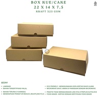 Box 22x14x7.5 Brownies Box Cake Box Bread Box (B21K4-22X14X7.5)