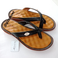 MERAH Women's Wedge Sandals, Savory Style, Black and White GF-154, Casual Style, Hangout, Savory HJ 