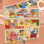 Wooden puzzle 3D Nice Character Board-Educational puzzle Toy
