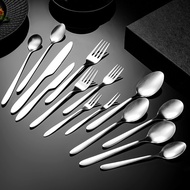 Stainless Steel Spoon Light Handle Knife Fork Spoon Extended Stirring Spoon Household Eating Spoon H