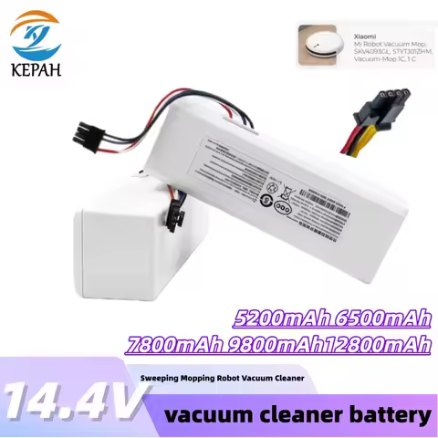 14.4V 12800mAh High-Capacity Battery｜Long-Lasting Power for P1904 4S1P MM Robot Vacuum Cleaner