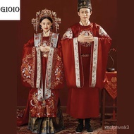 YQ6 GIOIO Hanfu Bride Ming Wedding Clothes Men's and Women's Elegant2022Phoenix Coronet Cape Decoration Chinese Wedding