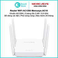 Mercusys AC10 AC1200 WIFI Router | Dual Band | Wide coverage area | Easy installation |