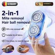 [100% Lint-Free Result] Electric Lint Remover USB Rechargeable | Dual-Head with 6 Stainless Steel Bl