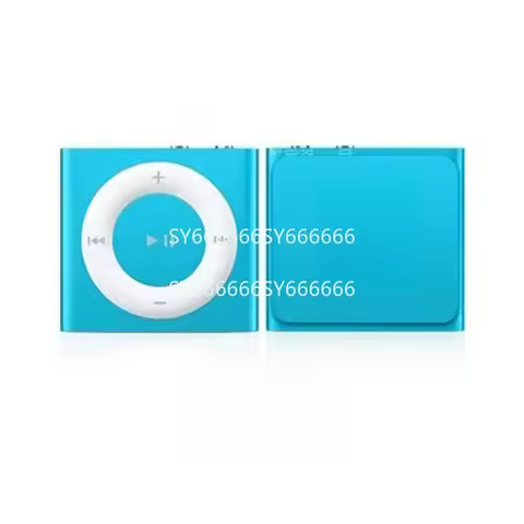 New Retro Mini Clip Music MP3 Player Compatible With iPod Shuffle 4 2GB Blue Portable Audio Player