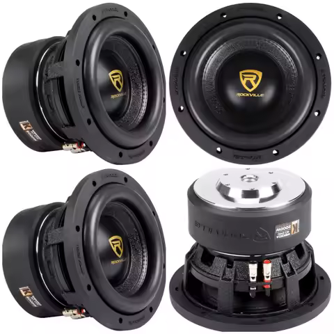 W8K9D2 8' Inch 2000W Car Audio Subwoofer Dual 2-OHM Sub CEA Compliant
