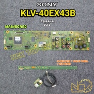 SONY KLV-40EX43B MAINBOARD / IR RECEIVER Board / USB Board 1-887-014-12 / 1-886-390-11 TERPAKAI KLV-