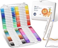 ENMY 48 Colors Set Acrylic Markers Fine Point Tip Illustration Markers Watercolor Paint Art Markers 