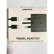 Samsung Original 25W Fast Charging Adapter and Type C Cable Compatible with iPad Pro 12.9, 11 (2018 