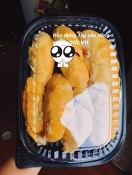 [HCM] 50c hộp Ht203 - Hộp nhựa đế đen đựng sầu riêng 1kg - Hộp nhựa đựng bánh su