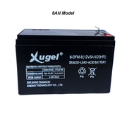 12V Lead Acid Battery 8Ah or 9Ah 2.0 Kg Rechargeable Xugel Battery Auto gate  Alarm Solar Cells Wate