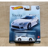 Hotwheels Premium Toyota Supra MK4 White