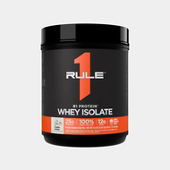 Rule 1 R1 Whey Protein Isolate Chocolate Fudge - 1 lbs ( 14 Servings) Powder - 25g Whey Isolate & Hy