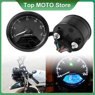 LCD Digital Universal Motorcycle Odometer Speedometer Tachometer 12000RPM Gauge