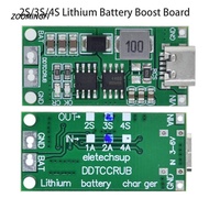 ZOOMINGFI Boost Module 18650 Type-C To 8.4V 12.6V 16.8V 7.4V 11.1V 14.8V Lithium Battery Charging