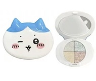 🌈現貨🇯🇵日本直送正版Chiikawa 吉伊卡哇 alpha 公仔 化妝 眼影盒 盤 eye shadow mirror 生日 聖誕禮物 鏡盒眼影打底 高光閃粉 兔兔 獅薩 小八 貓 栗子饅頭 兔哥 