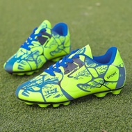 Ultralight Football Shoes Men's Futsal Flying Woven Football Boots Ultralight Non-slip Football Chil