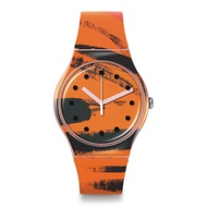 Swatch Barns-Graham's Orange And Red On Pink Watch (41mm) SUOZ362